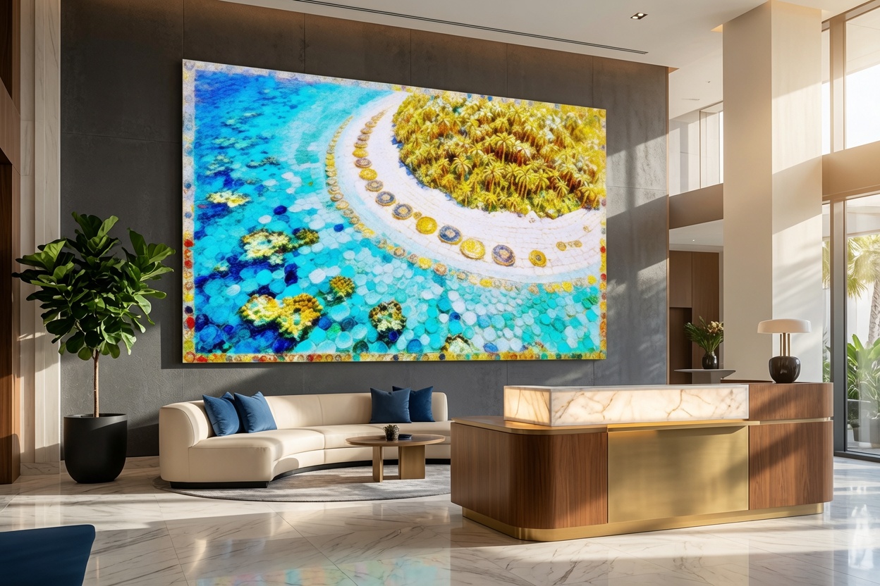 Mosaic Eden: Golden Shoreline - Image 3