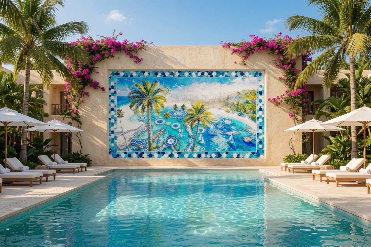 Mosaic Eden: Azure Reverie - Image 2