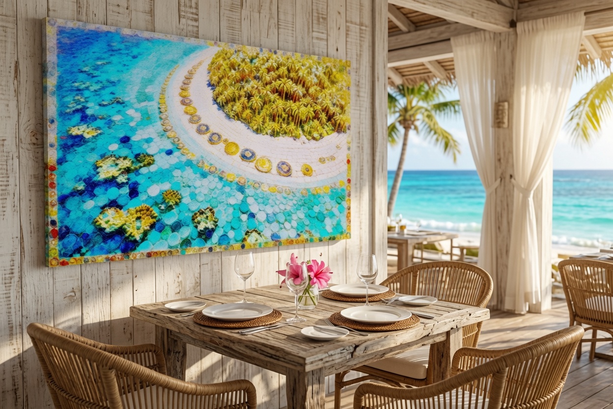 Mosaic Eden: Golden Shoreline - Image 4